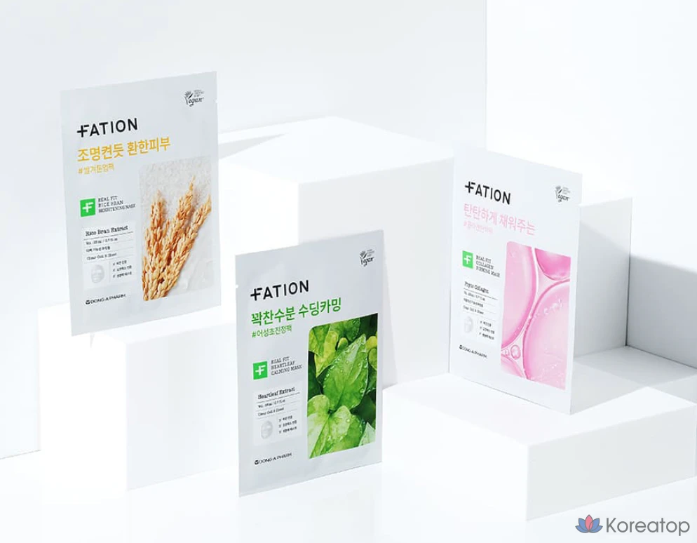 Тканевая маска для лица FATION Real Fit Centella Calming Mask, 23 мл, 10 шт., фото 5