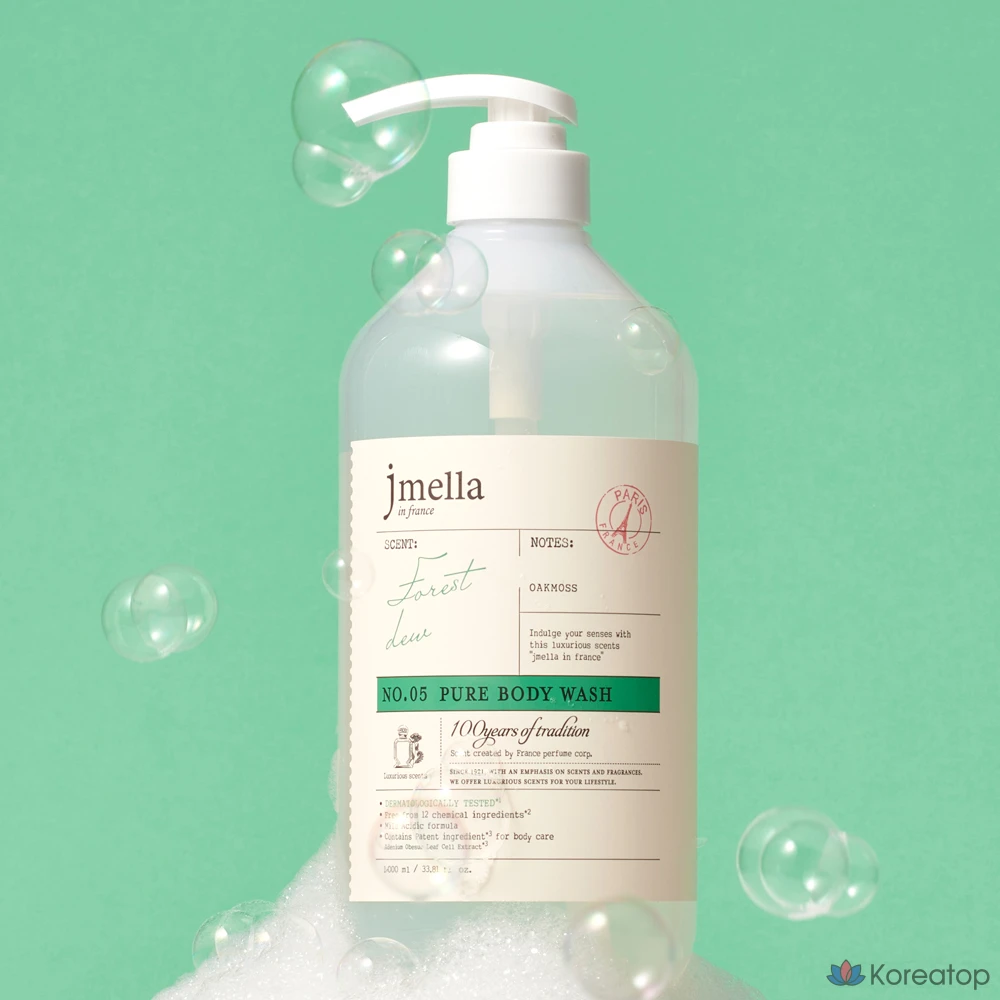 Гель для душа Jmella In France Pure Forest Doux Body Wash, 1 л, 1 шт., фото 2