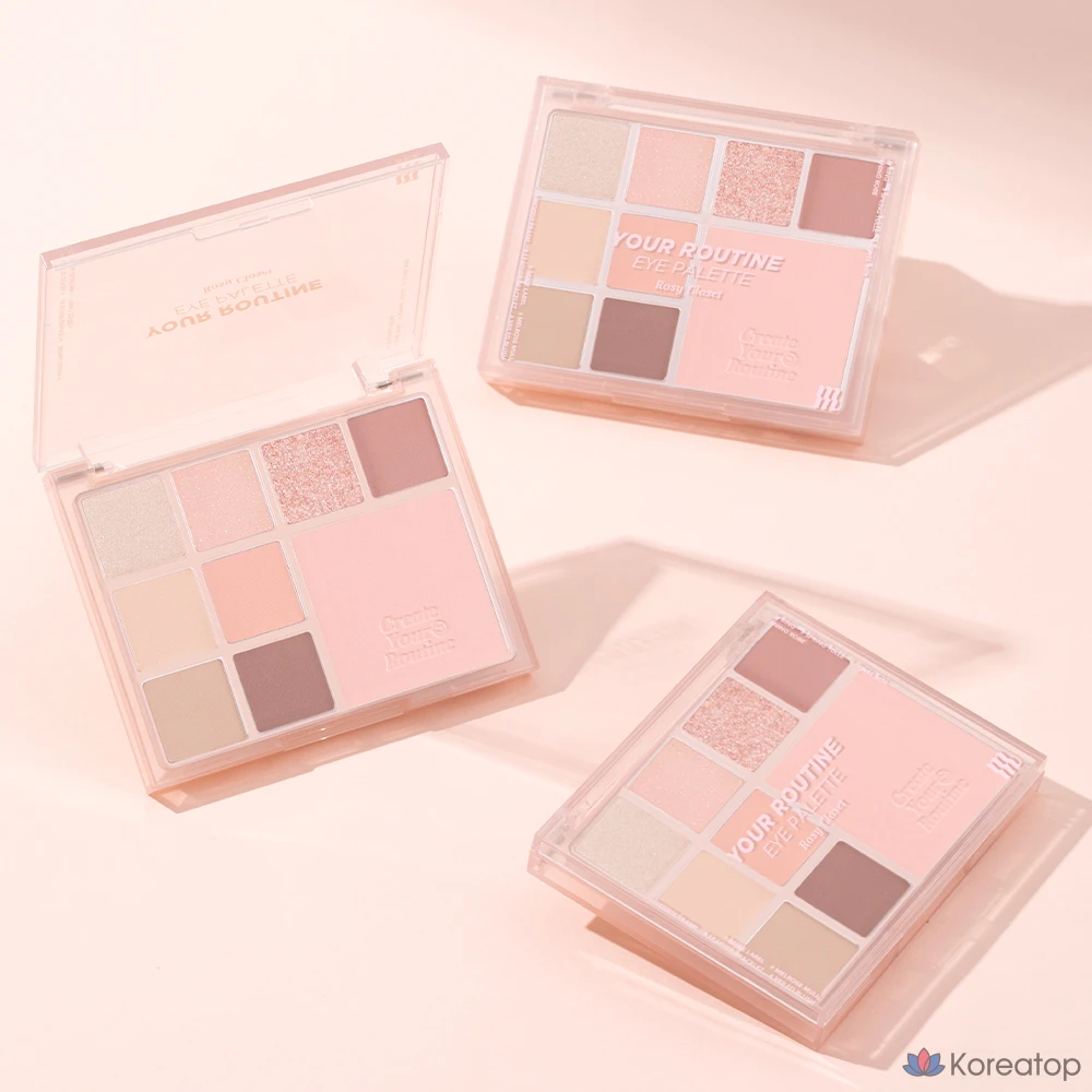 Палитра для век MERZY Your Routine Eye Palette, оттенок Rosy Closet, 1 шт.