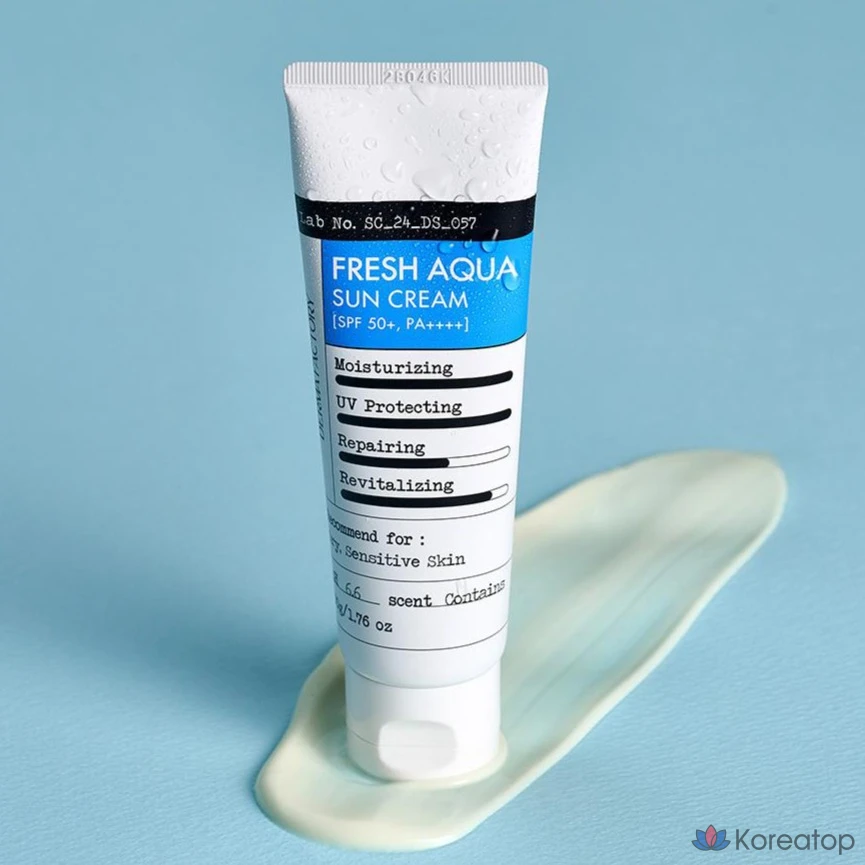 Солнцезащитный крем Derma Factory Fresh Moisture Sun Cream SPF50+ PA++++, 50 г, 1 шт.