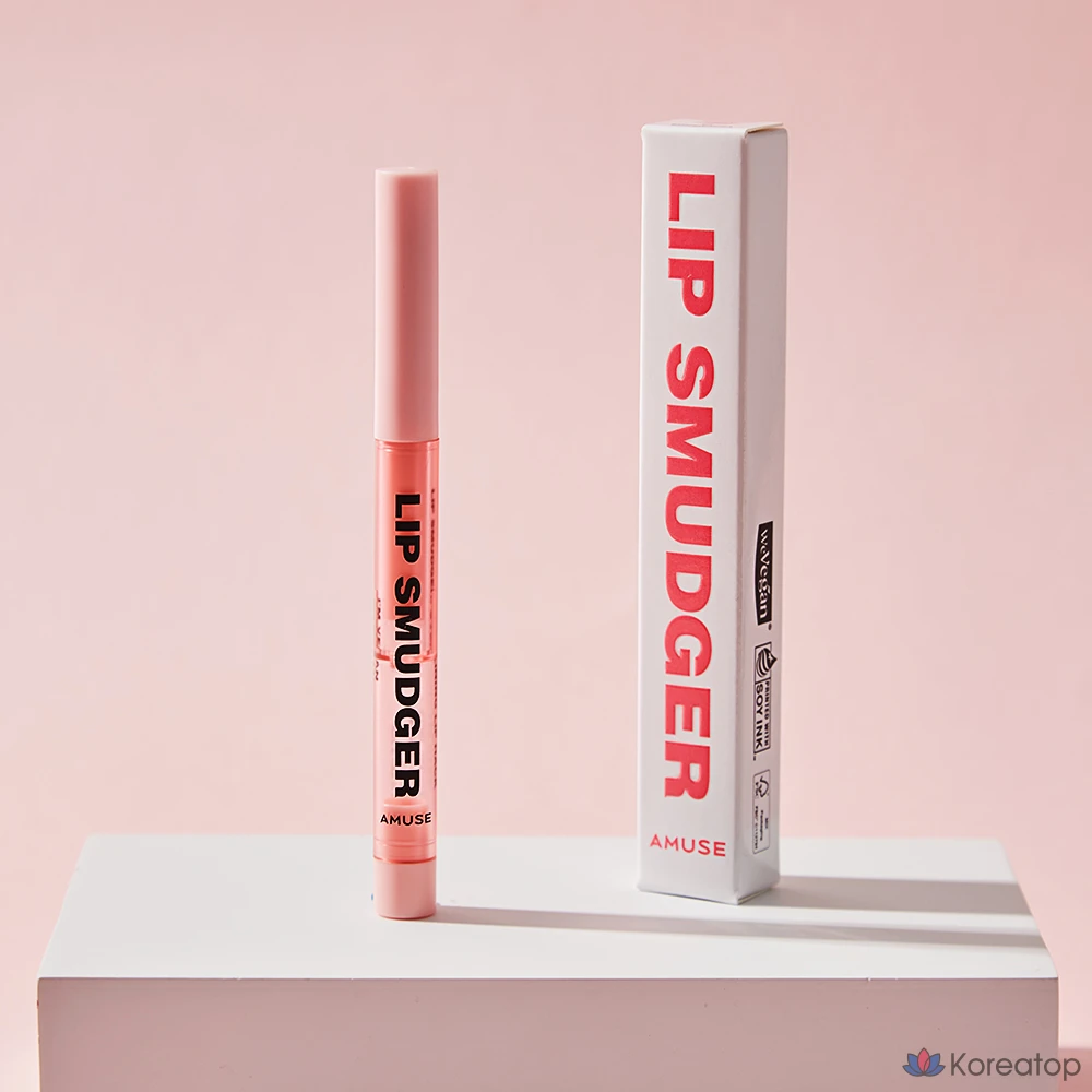 Тинт для губ AMUSE Lip Smudger, оттенок 01 Peach, 1 шт.