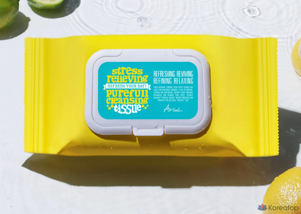Очищающие салфетки для лица Ariul Stress Relieving Purefull Cleansing Tissue, 80 шт.