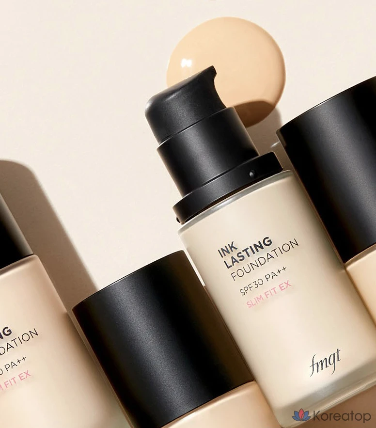 Фундация The Face Shop Ink Lasting Foundation Slim Fit, оттенок N201 Apricot Beige, 30 мл, 1 шт., фото 8