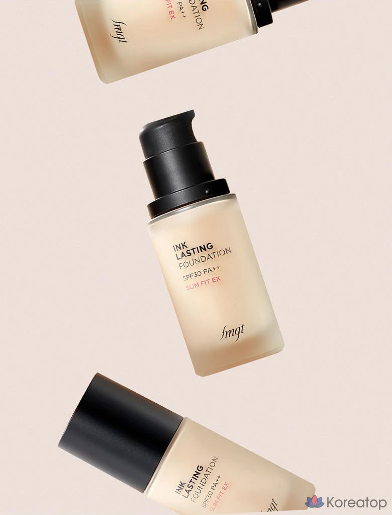 Фундация The Face Shop Ink Lasting Foundation Slim Fit, оттенок N201 Apricot Beige, 30 мл, 1 шт., фото 9