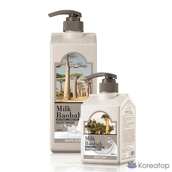 Гель для душа Milk Baobab Body Wash White Soap Scent, 1 л, 1 шт., фото 3
