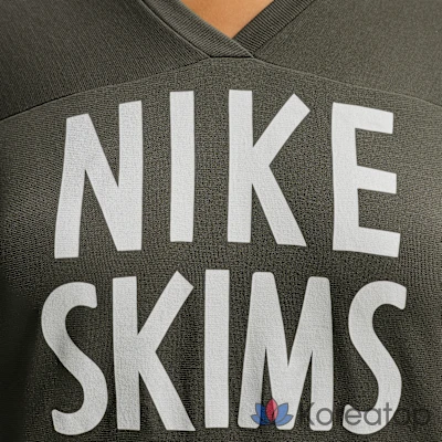 Топ женский Nike Skims Stretch Knit V-Neck Short Sleeve Top, фото 6
