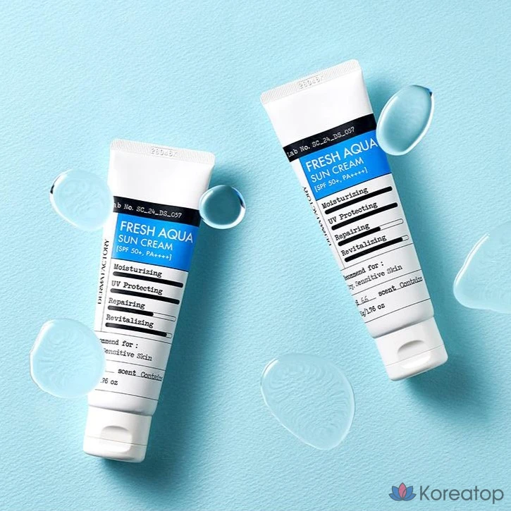 Солнцезащитный крем Derma Factory Fresh Moisture Sun Cream SPF50+ PA++++, 50 г, 1 шт.