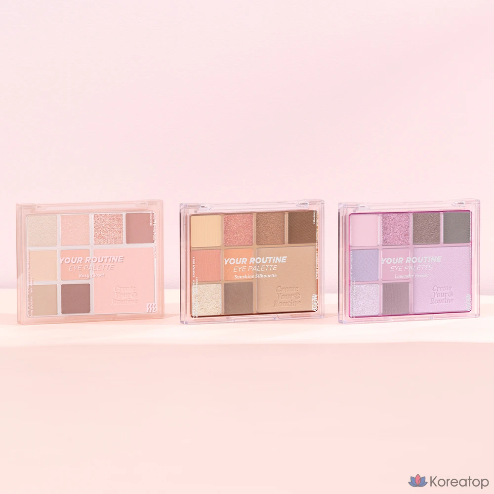 Палитра для век MERZY Your Routine Eye Palette, оттенок Rosy Closet, 1 шт.