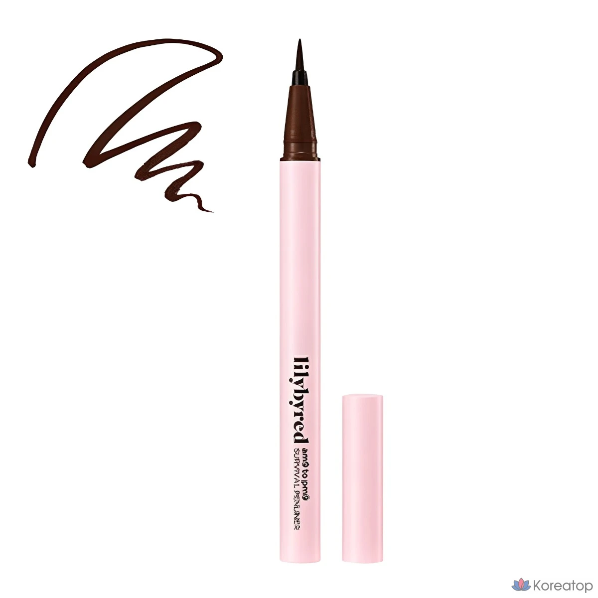 Подводка для глаз Lilybyred 9to9 Survival Pen Liner, оттенок Matte Brown, 0.6 г, 1 шт.