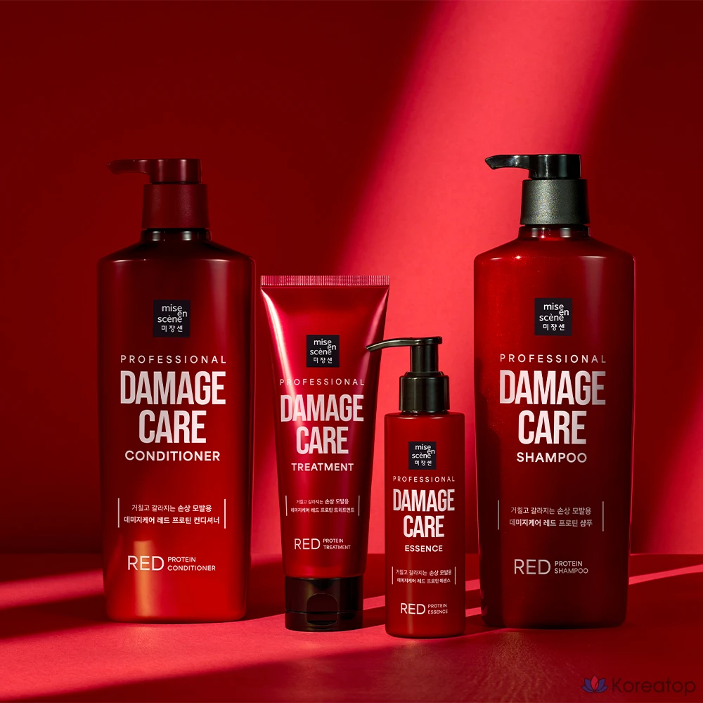 Кондиционер для волос Mise en Scene Damage Care Rose Protein Treatment, 330 мл, 1 шт., фото 3