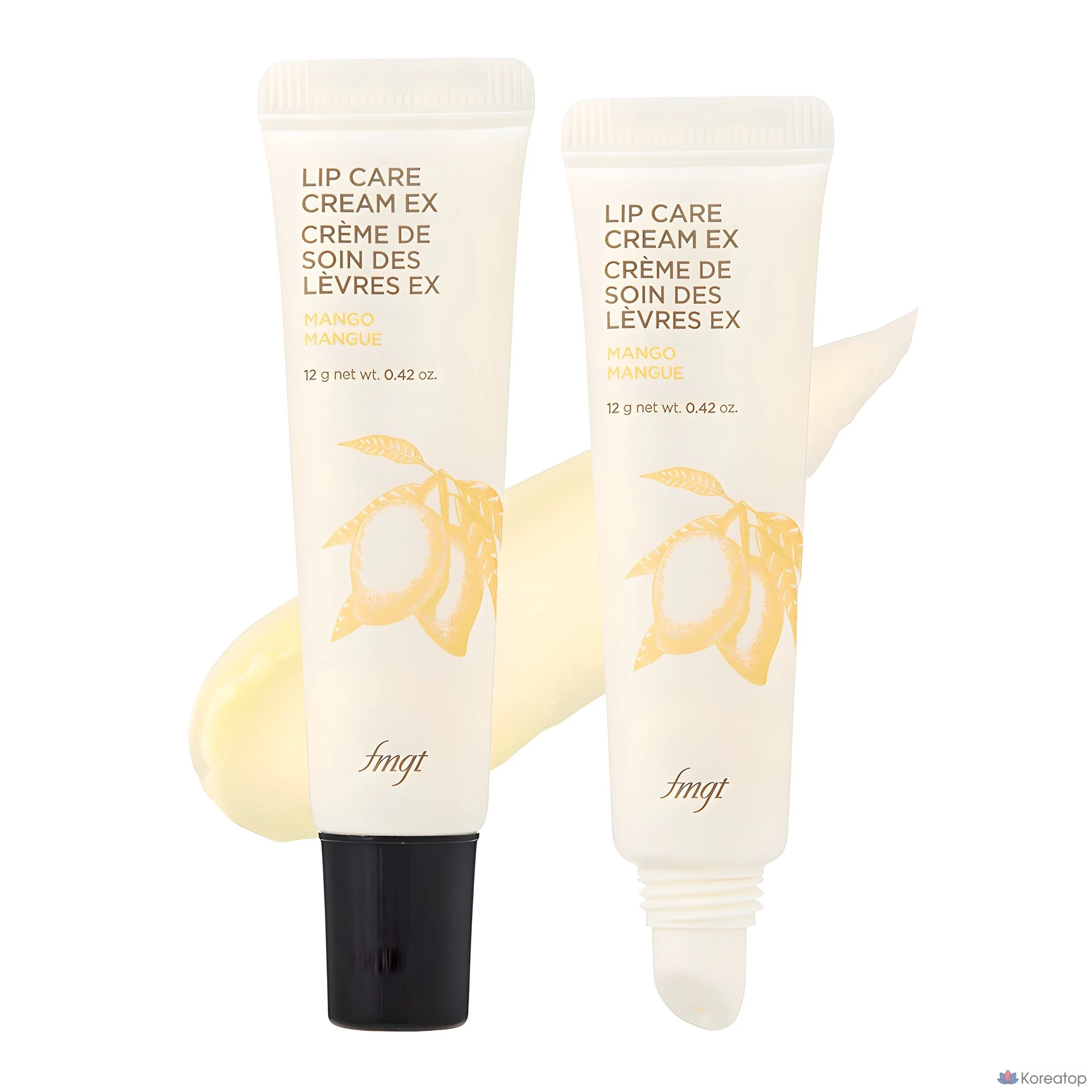 Бальзам для губ The Face Shop Lip Care Cream Lip Balm, оттенок 02 Mango, 12 г, 1 шт.