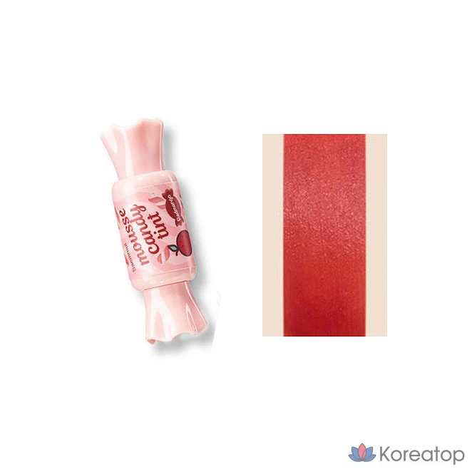 Тинт для губ The Saem Saemmul Mousse Candy Tint, оттенок 01 Red Mango Mousse, 8 г, 1 шт., фото 2