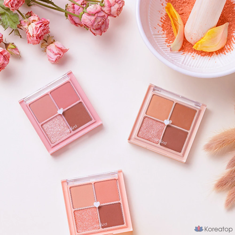 Палетка теней для век ROM&ND Better Than Eyes Eyeshadow Palette, оттенок 02 Dried Rose, 1 шт.