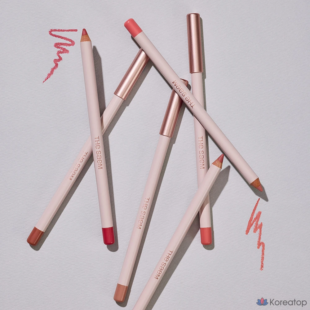 Карандаш для губ The Saem Cover Perfection Lip Pencil, оттенок 07 Close, 2 г, 1 шт., фото 4