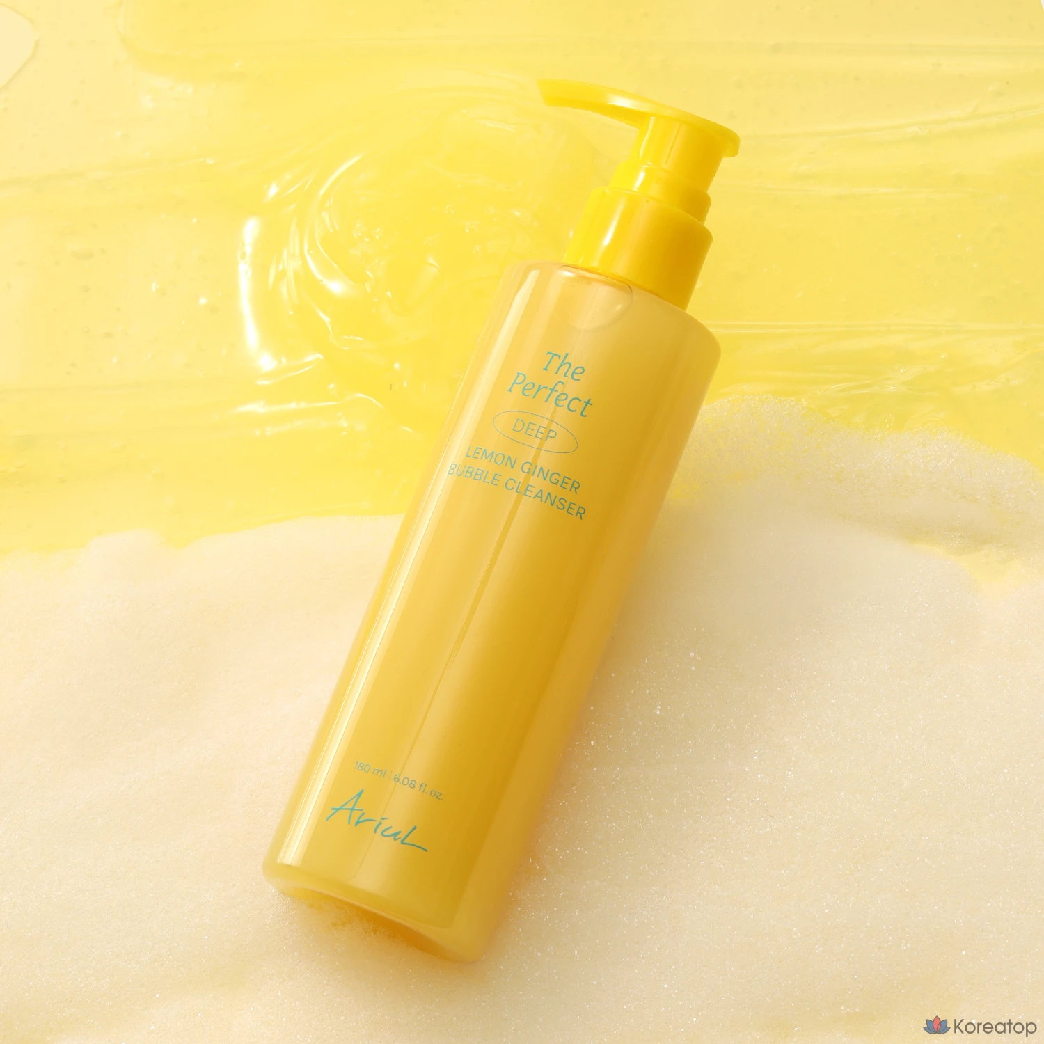 Очищающее средство с пузырьками Ariul The Perfect Lemon Ginger Cleanser, 180 мл, 1 шт.