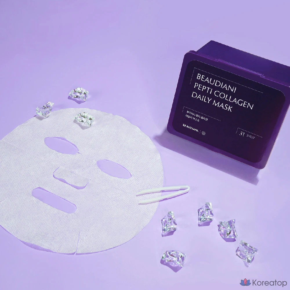 Тканевая маска для лица Beaudiani Peptide Collagen Daily Mask, 31 шт.