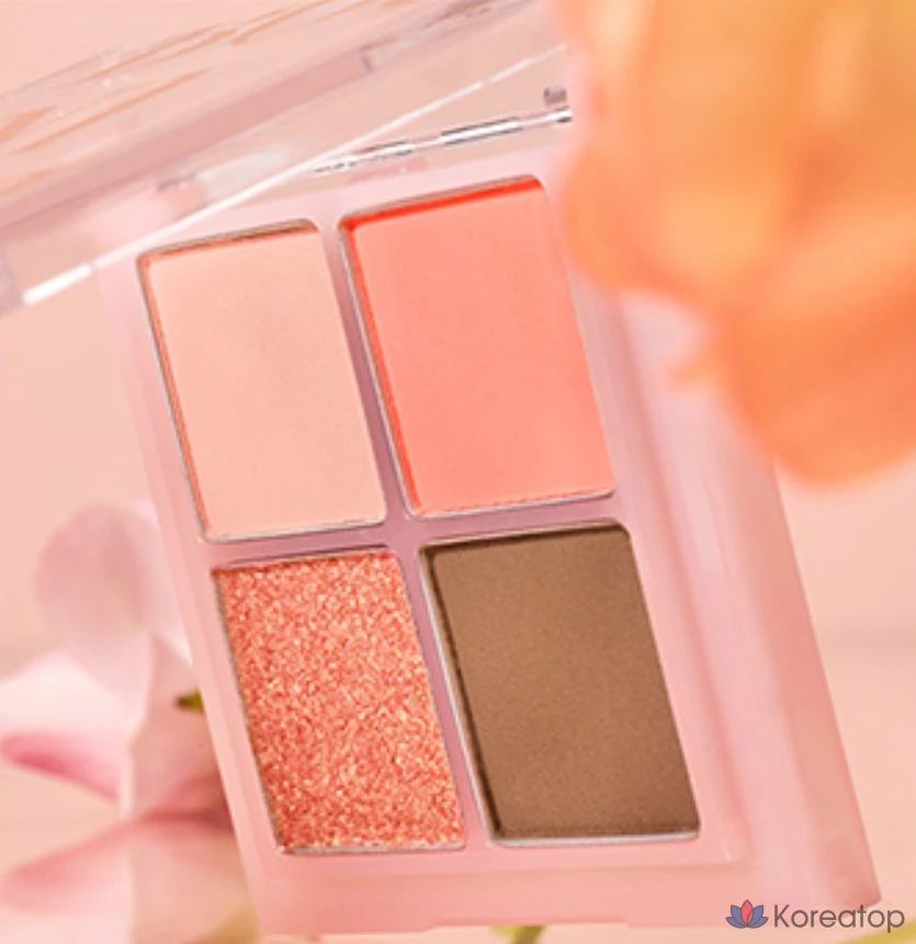 Палитра теней для век Bouquet garni Mood Blending Eyeshadow Palette, оттенок 02 Peach Dream, 6.9 г, 1 шт.