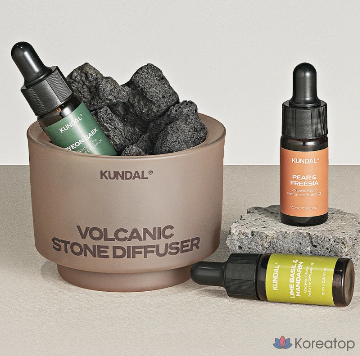 Диффузор Kundal Volcanic Stone Perfume Diffuser Set, аромат Pear & Freesia, 10 мл, 1 шт., фото 7