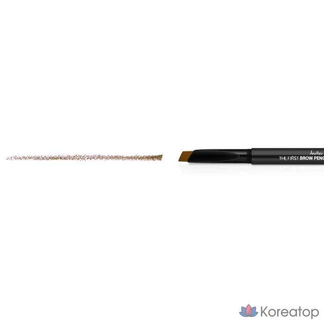 Карандаш для бровей MERZY The First Brow Pencil, оттенок B3 Almond Brown, 0.3 г, 1 шт., фото 2