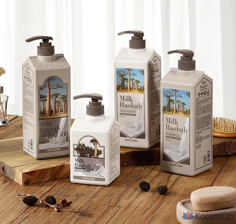 Лосьон для тела Milk Baobab Body Lotion White Soap Scent, 500 мл, 1 шт., фото 5