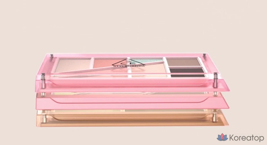 Палитра для век 3CE Layer It All Eye Palette, оттенок Pink Soda, 1 шт.