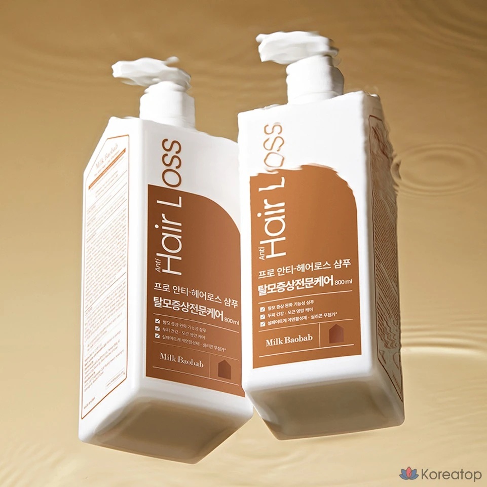 Шампунь Milk Baobab Pro Anti Hair Loss Shampoo, аромат Cloudy Wood, 800 мл, 1 шт.