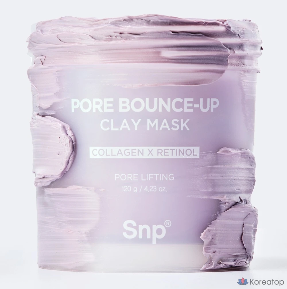 Маска для лица SNP Pore Tightening Clay Mask, 120 г, 3 шт., фото 5