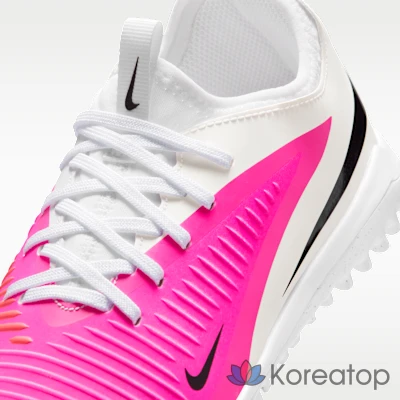 Футбольные бутсы детские Nike Phantom 6 Low Academy Erling Haaland, для искусственного газона, фото 7