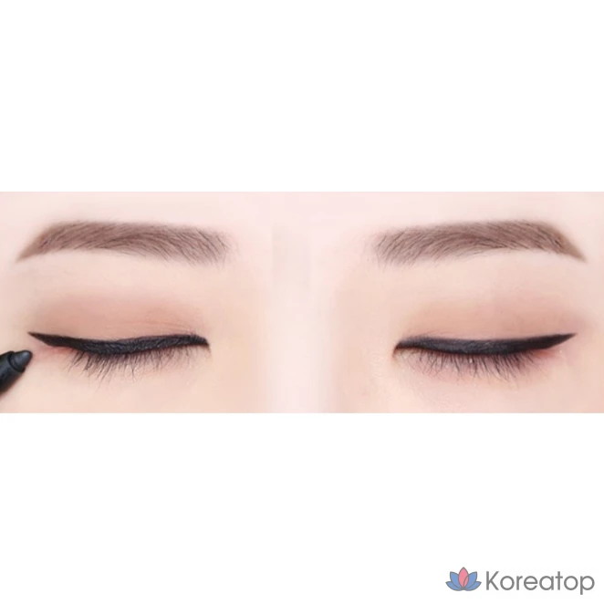 Подводка для глаз MERZY The First Murpel Gel Eyeliner, оттенок G1 Black Moon, 0.5 г, 1 шт., фото 4