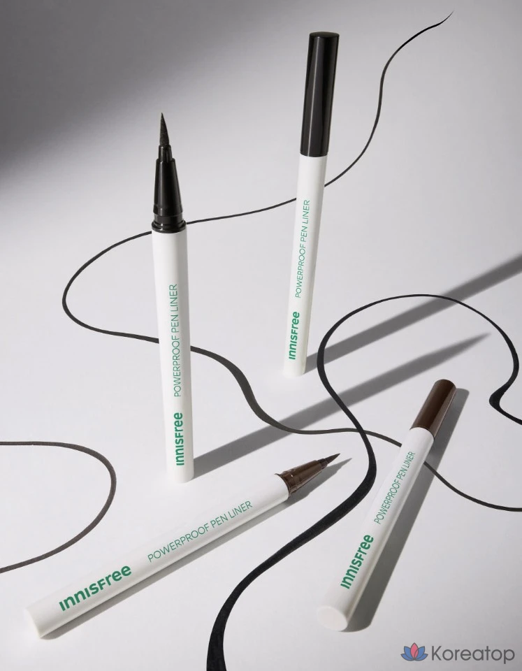 Подводка для глаз Innisfree Powerproof Brush Liner, оттенок 02 Brown, 0.6 г, 1 шт.