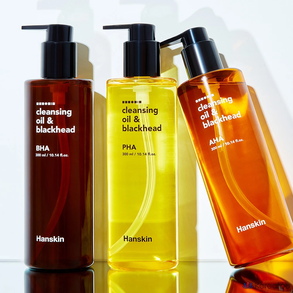 Гидрофильное масло HANSKIN Cleansing Oil &amp; Blackhead BHA, 300 мл, 1 шт.