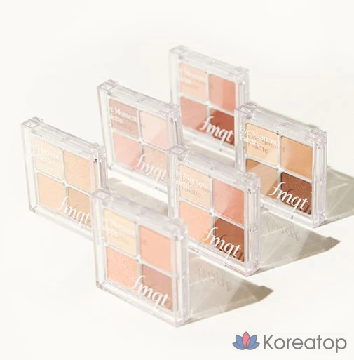 Тени для век FMGT Eye Moment Shadow Palette, оттенок 04 Natural Glow, 1 шт.