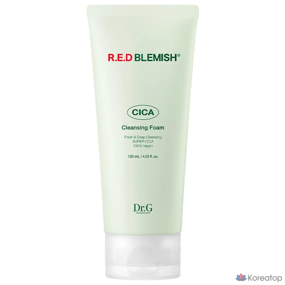 Очищающая пенка Dr. G Red Blemish Cica Cleansing Foam, 120 мл, 1 шт.