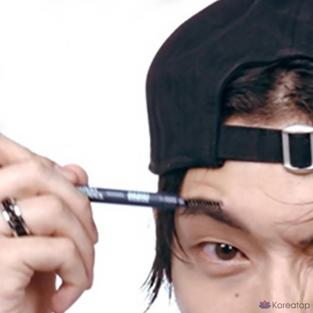 Карандаш для бровей DASHU Men's Good Looks Eyebrow Pencil, оттенок Natural Black, 1 шт., фото 7