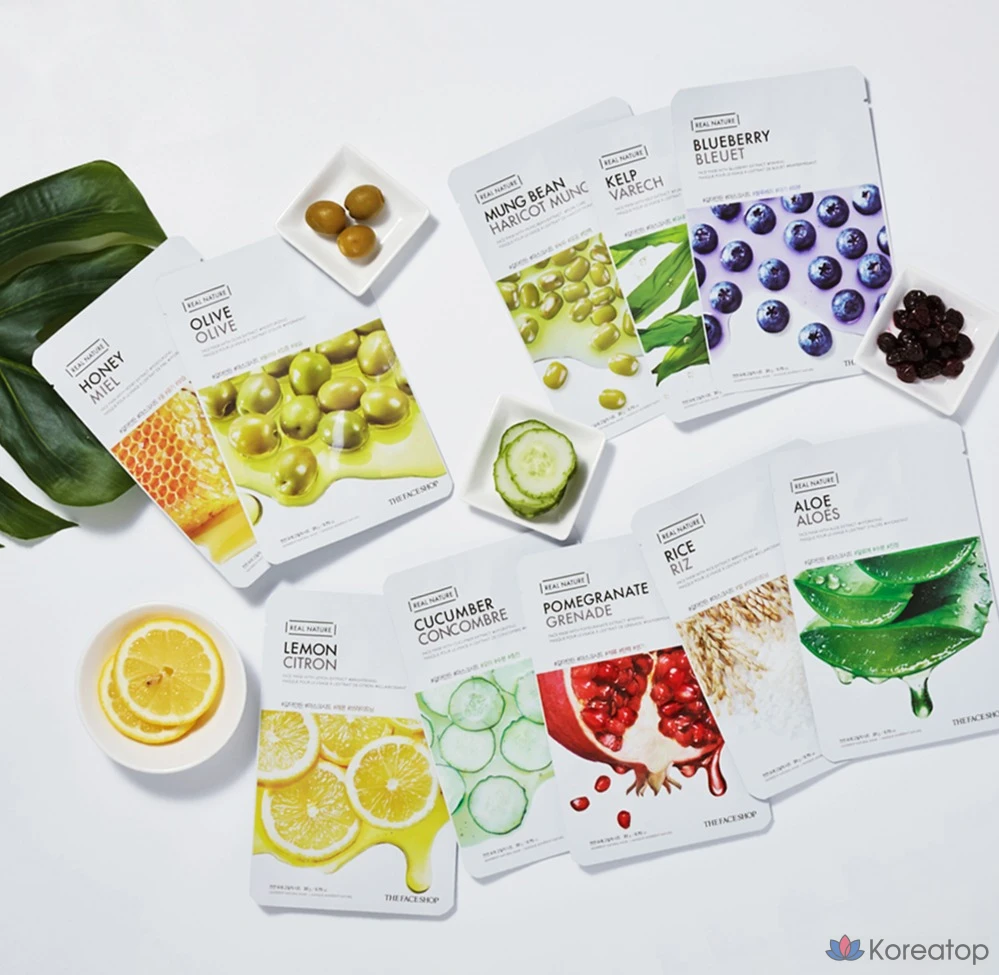 Тканевая маска для лица The Face Shop Real Nature Aloe Mask Sheet, 40 шт., фото 5