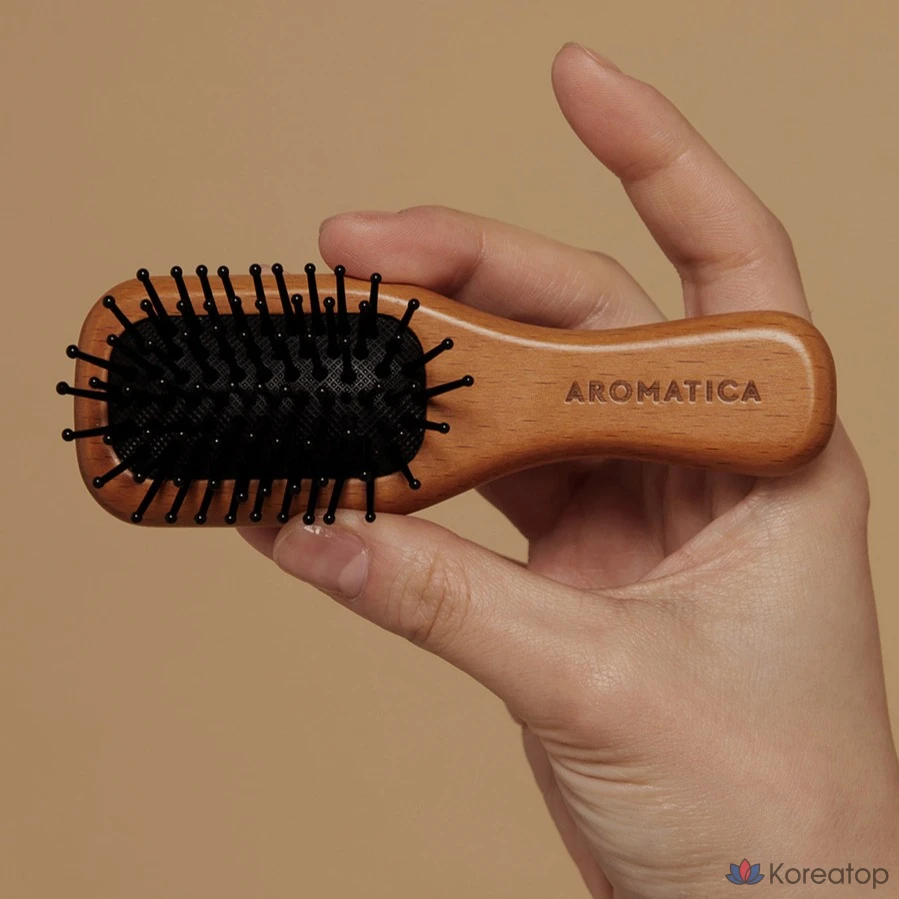 Щетка для волос Aromatica Wooden Scalp Hairbrush Small, 1 шт.