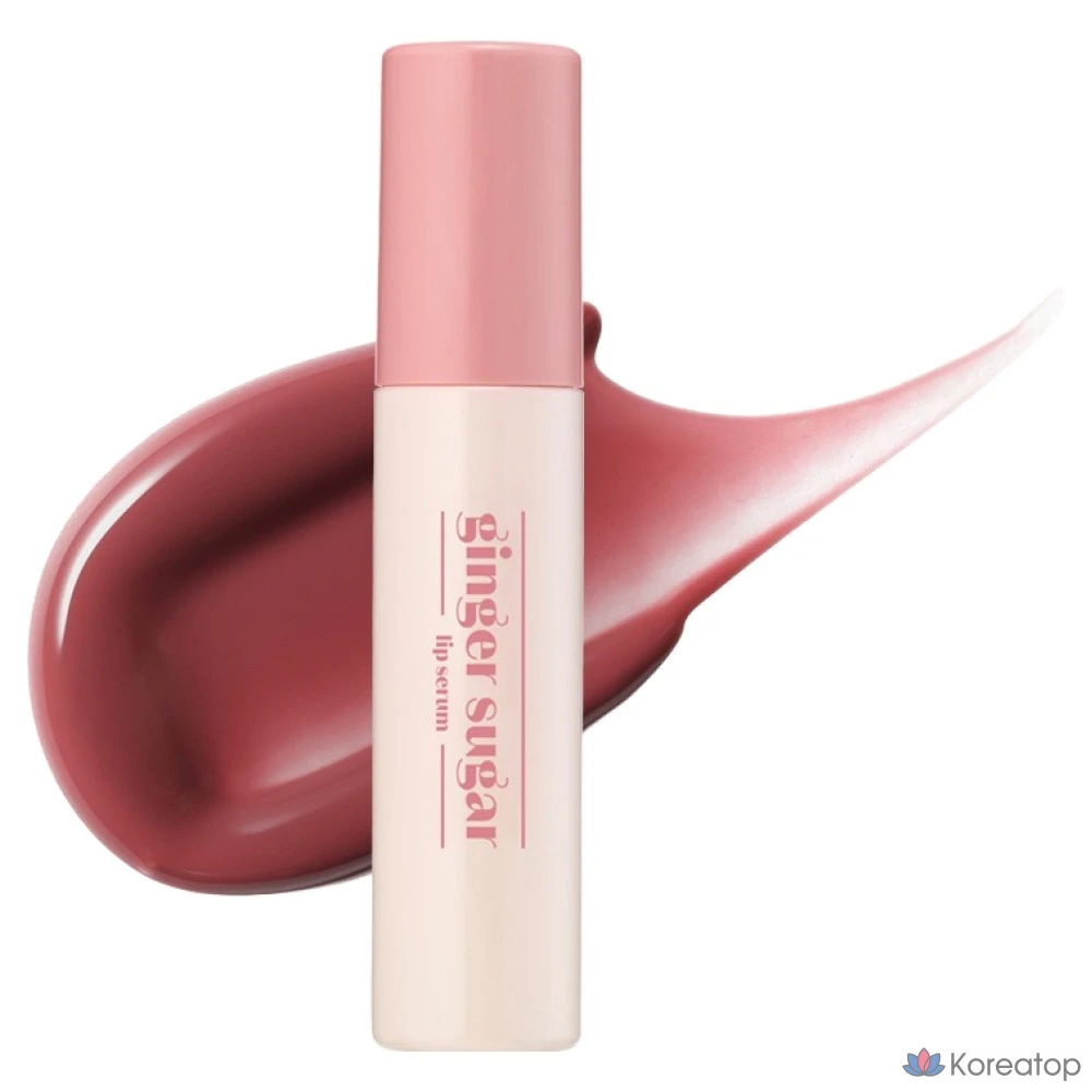 Липкий бальзам для губ Etude House Ginger Sugar Lip Serum, оттенок 07 Cozy Mauve, 13 г, 1 шт.