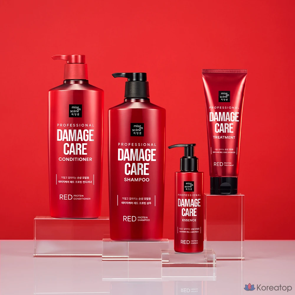 Кондиционер для волос Mise en Scene Damage Care Rose Protein Treatment, 330 мл, 1 шт., фото 4