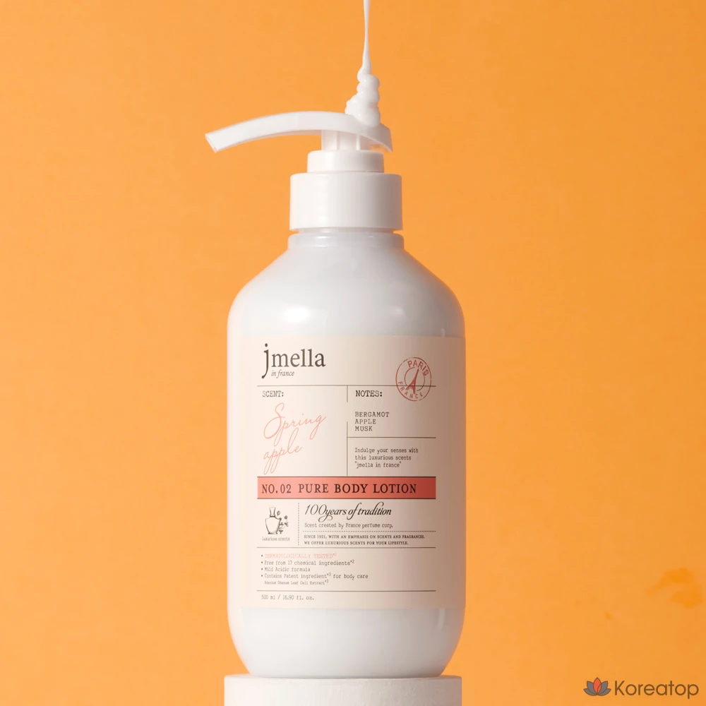 Лосьон для тела Jmella In France Pure Spring Apple, 500 мл, 1 шт.