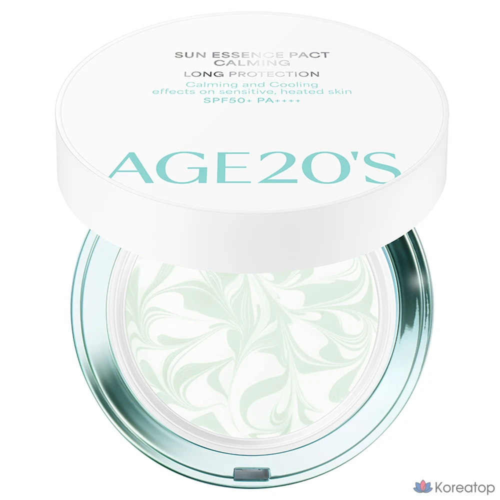 Кушон AGE 20S Sun Essence Pact Calming Long Protection SPF50+ PA++++, 12.5 г, 1 шт.