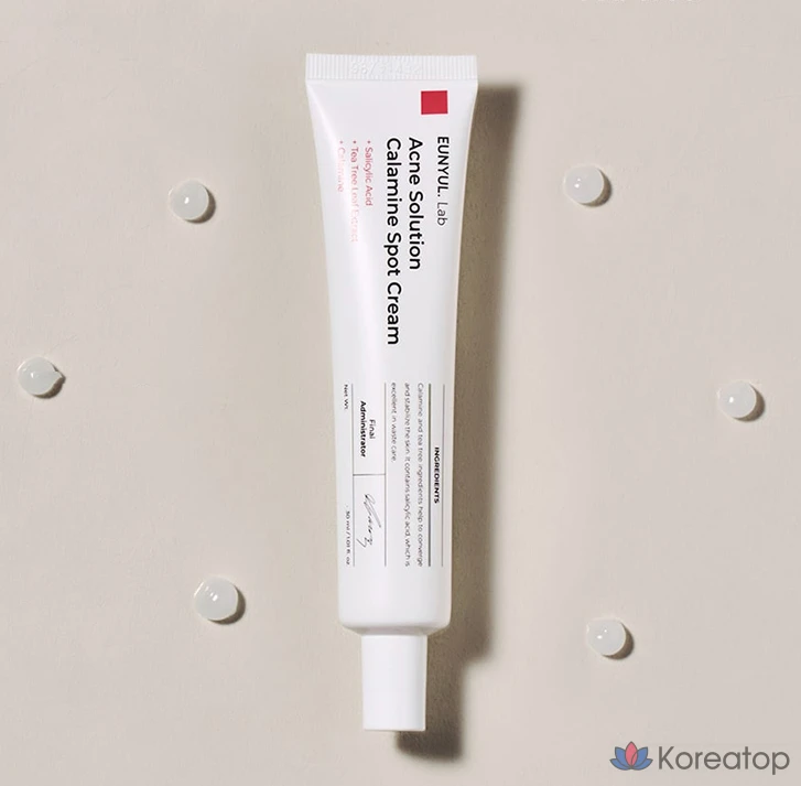Крем для лица Eunyul Lab Acne Solution Calamine Spot Cream, 30 мл, 1 шт.