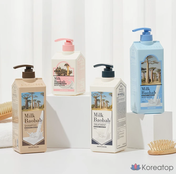 Гель для душа Milk Baobab Body Wash White Musk, 1 л, 1 шт.