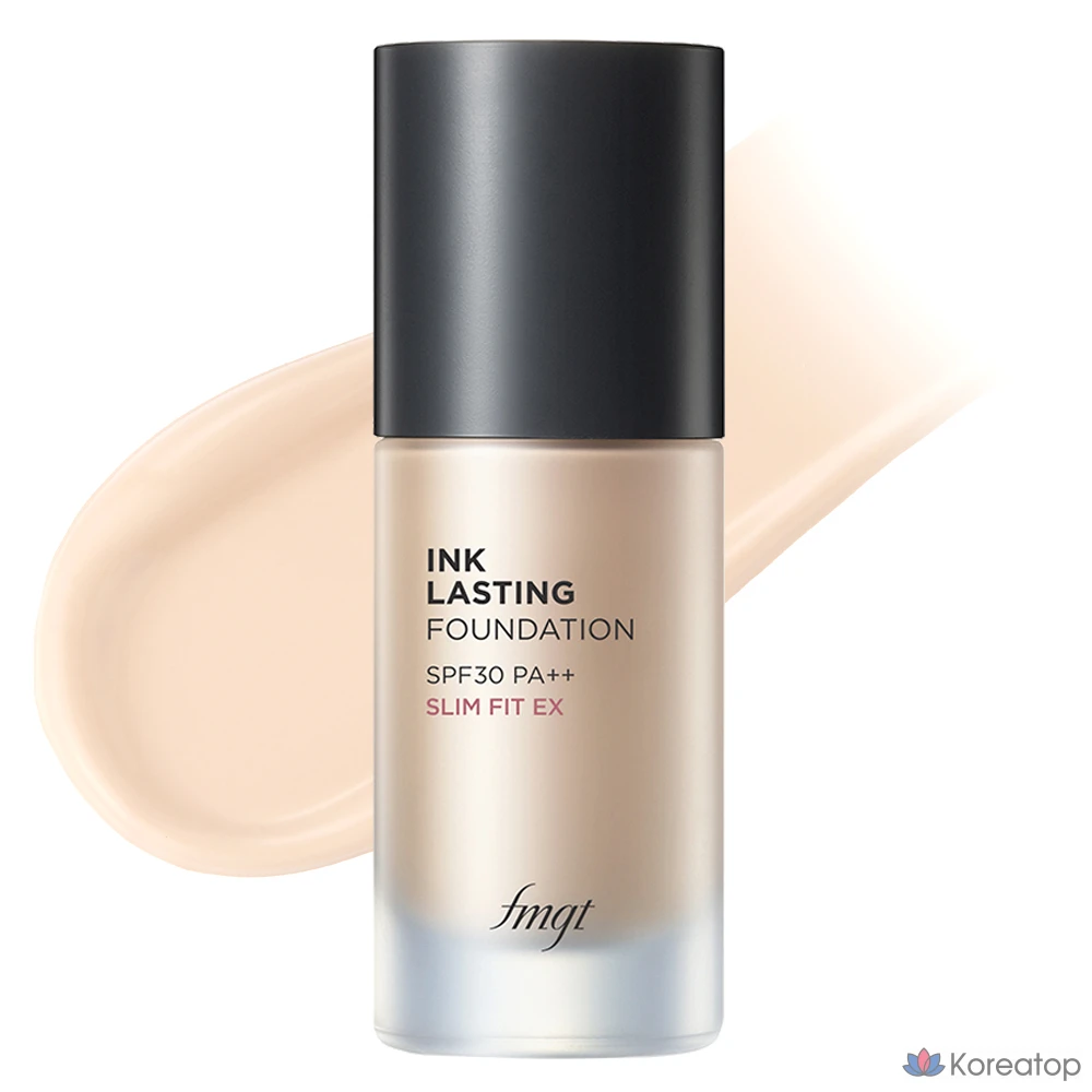 Фундация The Face Shop Ink Lasting Foundation Slim Fit EX, оттенок V201 Apricot Beige, 30 мл, 1 шт.