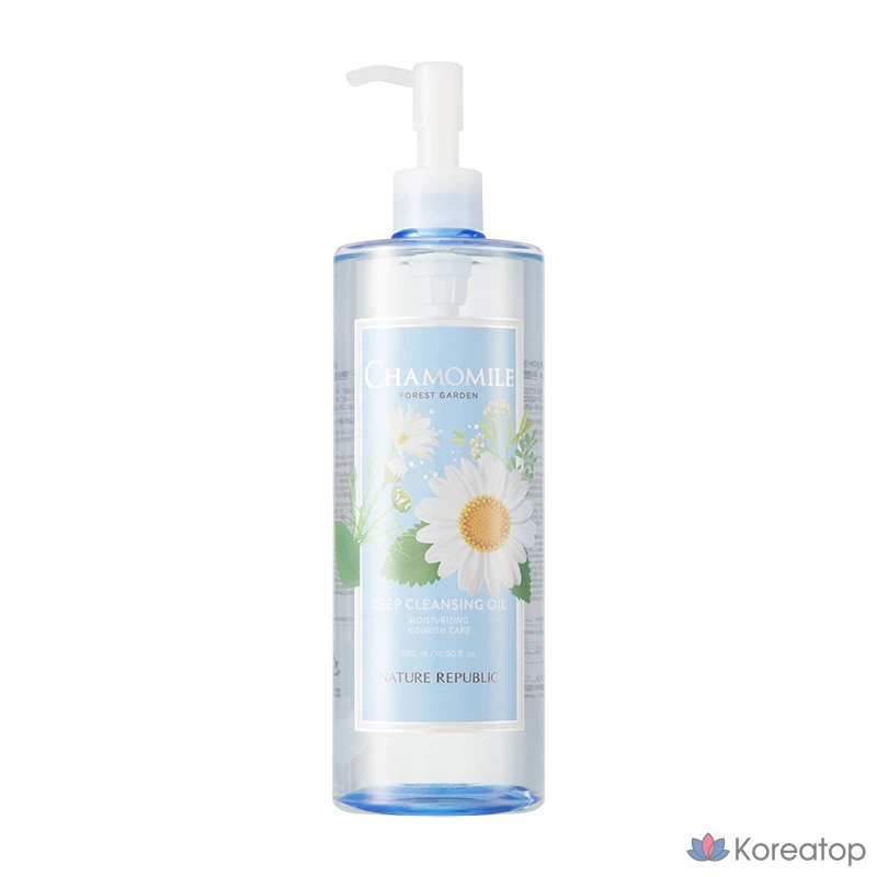 Гидрофильное масло Nature Republic Forest Garden Chamomile Cleansing Oil, 500 мл, 1 шт., фото 2