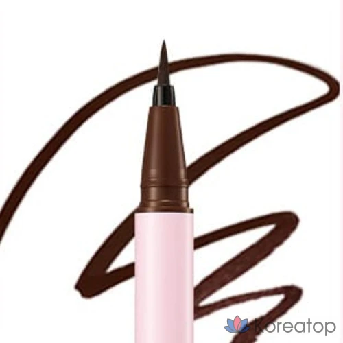 Подводка для глаз Lilybyred 9to9 Survival Pen Liner, оттенок Matte Brown, 0.6 г, 1 шт., фото 3