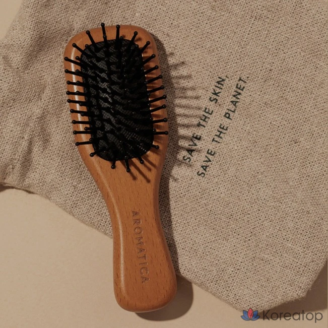 Щетка для волос Aromatica Wooden Scalp Hairbrush Small, 1 шт.