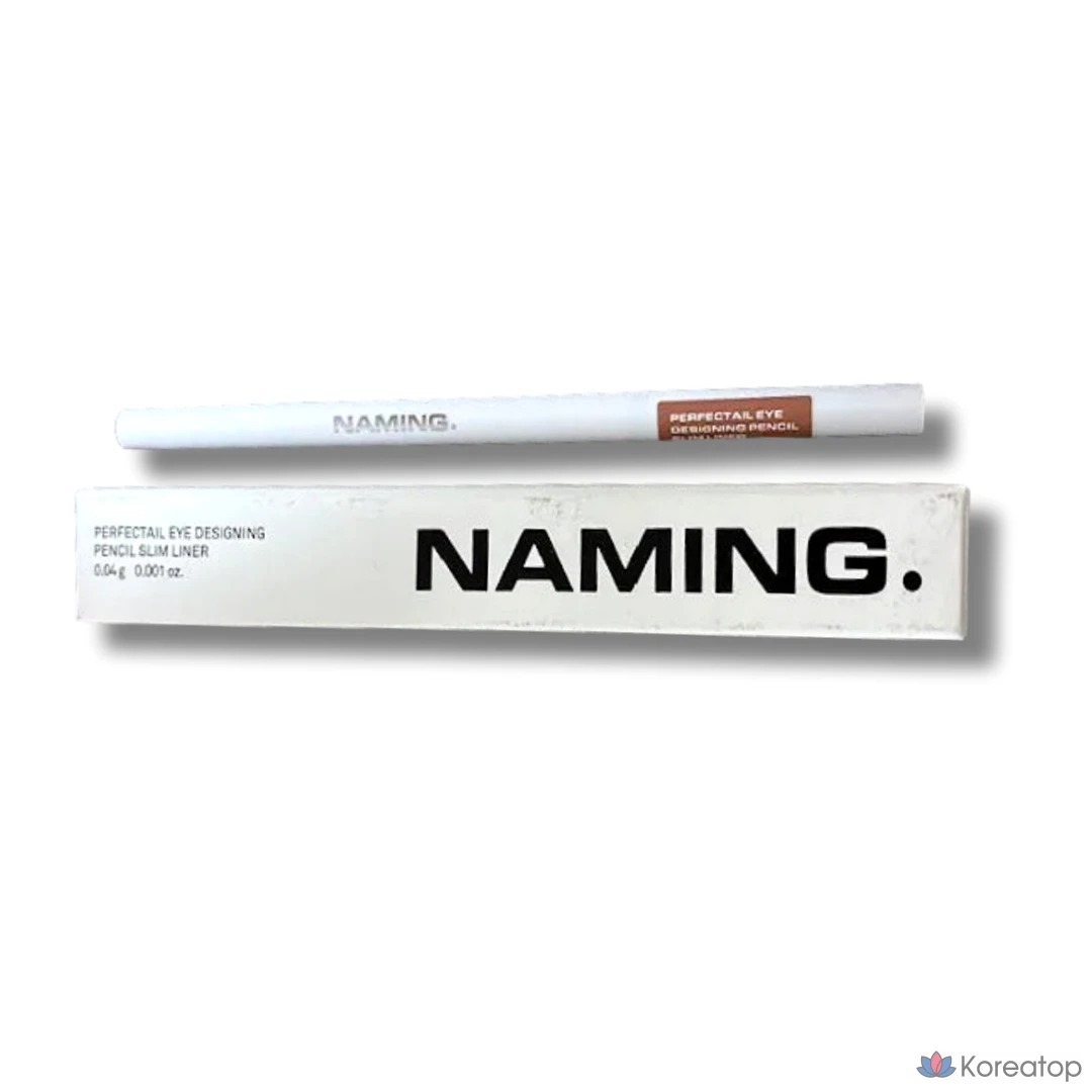 Карандаш для глаз NAMING Perfectail Eye Designing Pencil Slim Liner, оттенок Deep Charcoal, 0.04 г, 1 шт.
