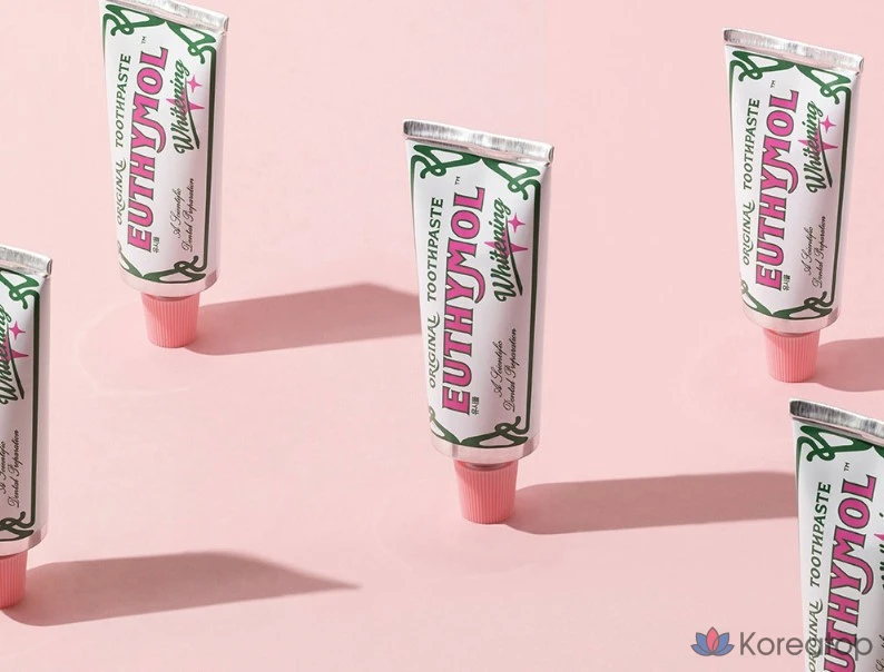 Набор для ухода Euthymol Whitening Portable Toothpaste 40 г + зубная щетка, 3 шт., фото 6