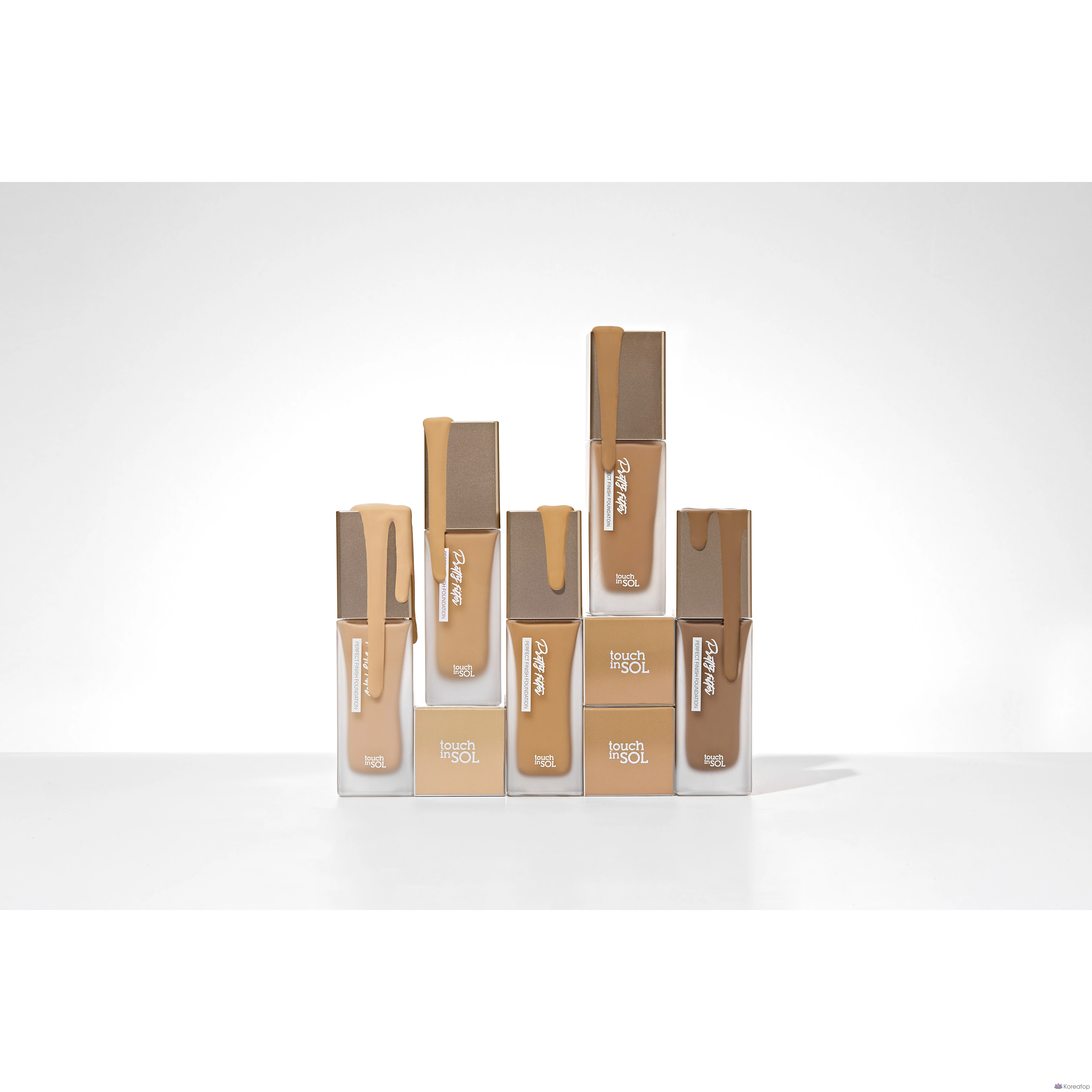 Тональный крем Touch in Sol Pretty Filter Perfect Finish Foundation, оттенок 2 Medium, 35 г, 1 шт., фото 5