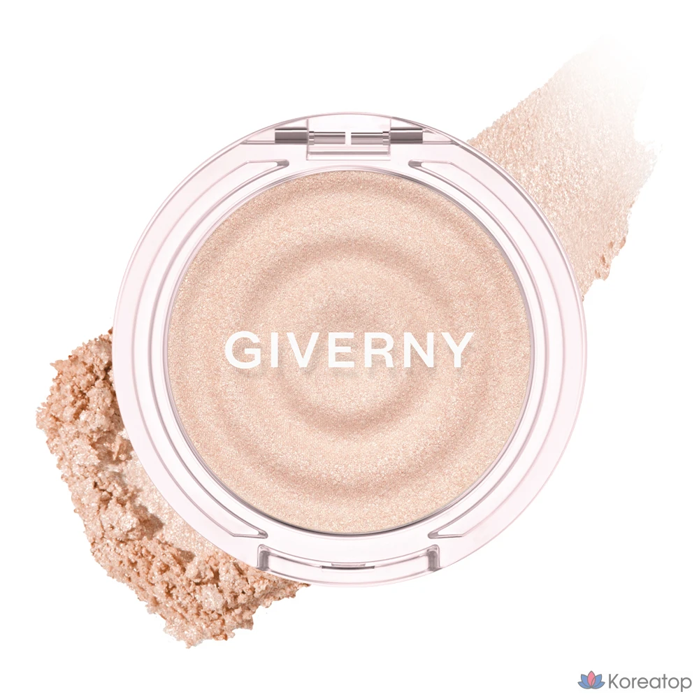 Хайлайтер Giverny Dewy Voluming Highlighter, оттенок 02 Glossy Champagne, 3 г, 1 шт.